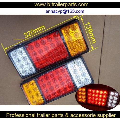 2x 12V 12LED NEW BOAT TRUCK TRAILER STOP REAR TAIL BRAKE LIGHT INDICATOR LAMP Emark trailer parts