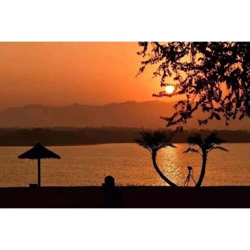 Diamond Painting Square/Round Daimond Painting"Seaside Sunset"Mosaic Rhinestone Embroidery Painting