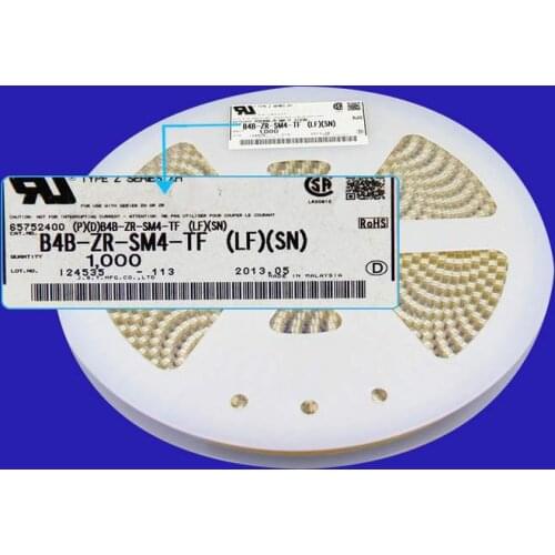 B4B-ZR-SM4-TF(LF)(SN) HEADER Connectors 100% new and original parts B4B-ZR-SM4-TF