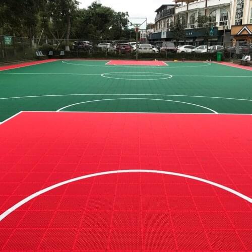 Beable Modular Basketball Court Interlocking Outdoor Multipurpose Plastic Sports Flooring