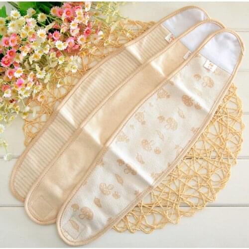 Baby Belly Belt Infant Newborn Umbilical Cord Care Kids Baberos Cotton Baby Girls Boys Burp Clothing Bibs