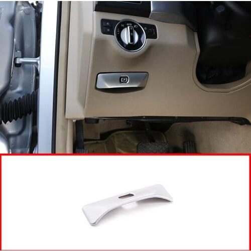 For Mercedes-Benz GLK X204 C-Class W204 2008-2014 E-Class W212 Electronic Hand Brake P File Decorative Cover Car Accessories