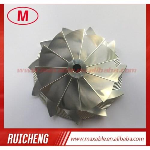 GTX3582 9833-2 62.45/82.36mm 11+0 blades high performance turbocharger billet/milling/aluminum 2618 compressor wheel for racing