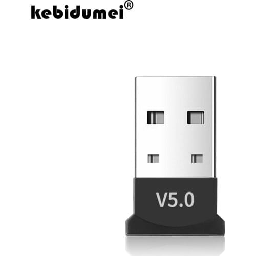 Kebidumei Wireless USB Bluetooth 5.0 Adapter Receiver Mini USB Bluetooth Dongle Receiver For Laptop Mouse Keyboard Accessories