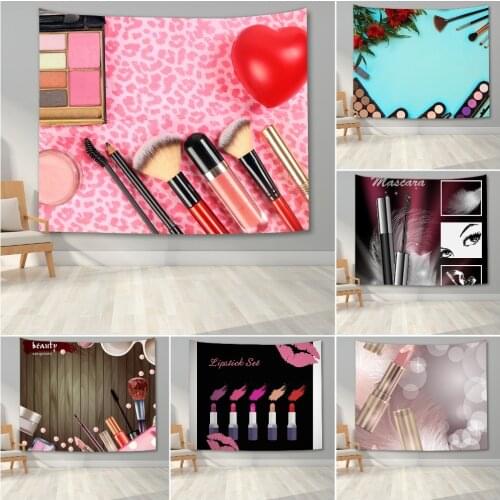 Fashion Cosmetics Tapestry Wall Hanging Tapestry Womans Bedroom Wall Tapestry Blanket For Home Dorm Background Cloth Wall Decor