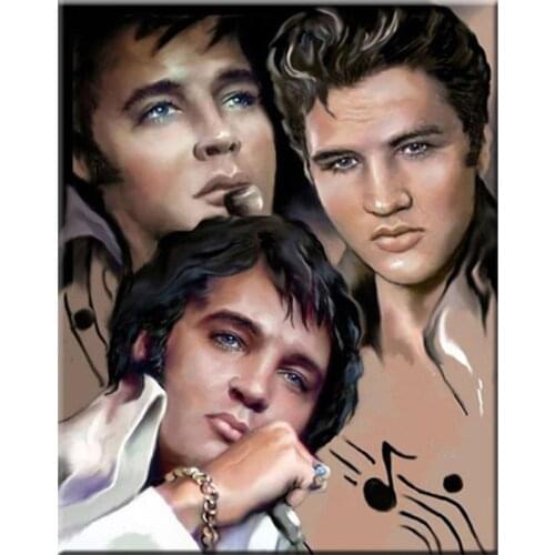 Elvis Presley Needlework Diy Diamond Embroidery Full Square Round Resin Drill Diamond Painting Cross Stitch Kits craft WG1894