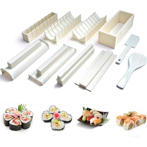 DIY Sushi Maker Sushi Making Kit Roller Rice Mold Easy Sushi Cooking Chef kitchen Japanese Sushi Cooking Tools Sushi Maker
