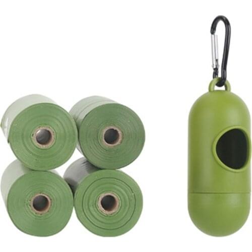 Dog Poop Bags Set Leak Proof Thicker Lavender Scented Biodegradable Dog Waste Bags For Outdoor Walking Pet Supplies Accessories