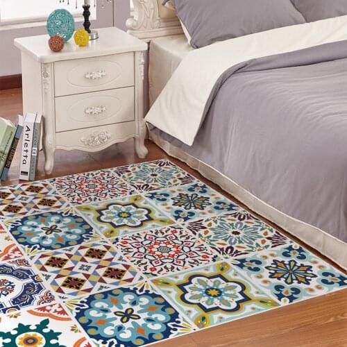 New Floor Stickers Anti-slip Self-adhesive Waterproof Wall Sticker Decal For Hotel Bathroom Kitchen Floor Home Decor Supplies