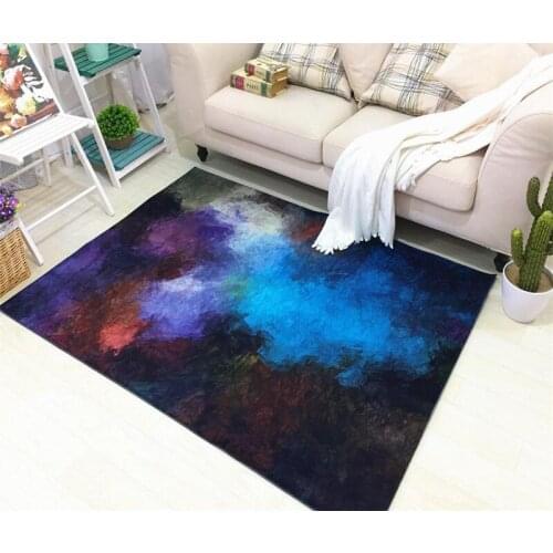 New Abstract 6mm Living Room Sofa Foyer Home Carpet Bedroom Plush Mat Home Carpet