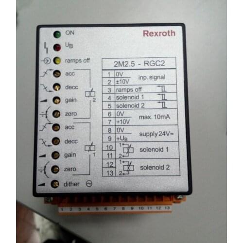 NEW Rexroth MNR:0811405106 VT-MSPA2-525-10/V0 2M2.5-RGC2 Made in Slovenia Amplifier for proportional valve Magnifying board
