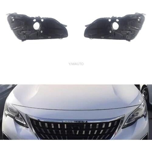Headlight Base For Peugeot 4008 2016 2017 2018 2019 Headlamp House Car Rear Base Headlight Back Support