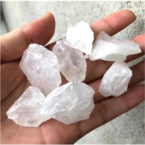 Clear Quartz Rough Stones Natural Carved Raw Gemstone For Decoration