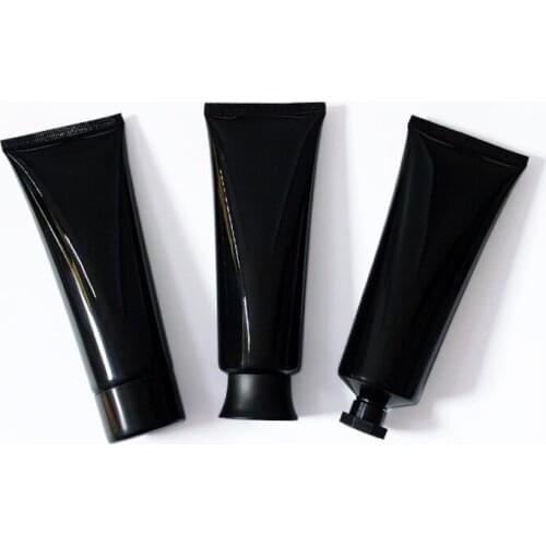 100gX30pc Black Empty Soft Tube For Cosmetic Packaging 100ML Lotion Cream Plastic Bottle Skin Care Cream squeeze Containers Tube