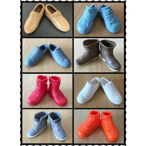 Assorted Fashion Colorful Mixed Style Sandals High Heels Shoes For Barbie Doll Accessories Clothes Dress Kid Toy