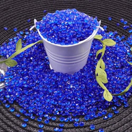 Wedding Decoration 1000PCS 4.2mm Crafts Diamond Confetti Table Scatters Clear Crystals Centerpiece Events Party Festive Supplies