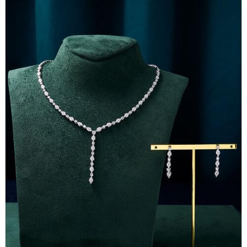 TIRIM Fashion Bride Necklace Set for Women Accessories Color Jewelry Sets Wedding Engagement Dubai Charm бижутерия для женщин