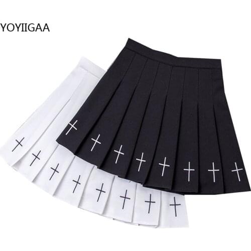 Spring Summer Women Pleated Skirt High Waist A-Line Ladies Plaid Skirts Sweet Cute Female Skirt Fashion Dance Girls Mini Skirts