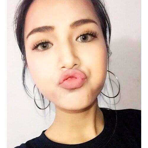 30MM-100MM 1pair Hot Sale Big Smooth Circle Hoop Earrings Basketball Brincos Celebrity Brand Loop Earrings for Women Jewelry