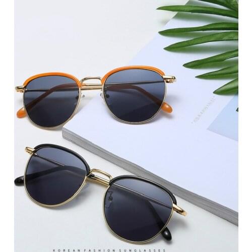 Woman Anti Blue Light Sunglasses Rimless Optical Glasses Man Blocking Metal Frame Round Eye Protection Computer Gafas
