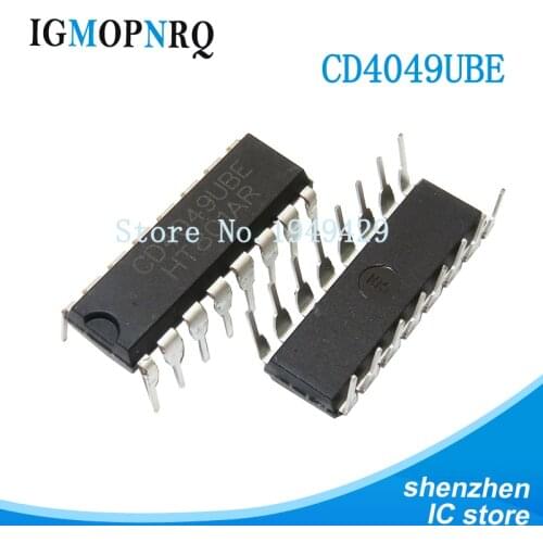 10PCS CD4049UBE CD4049 DIP16 DIP CD4049BE new IC