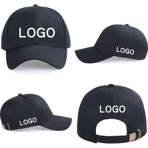 100% Cotton Custom logo baseball caps Adjustable sport hat Hiking Hunting fishing hats