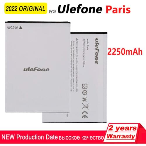 100% Original 2250mAh Paris Battery For Ulefone Paris Phone High quality Batteries With Tracking Number