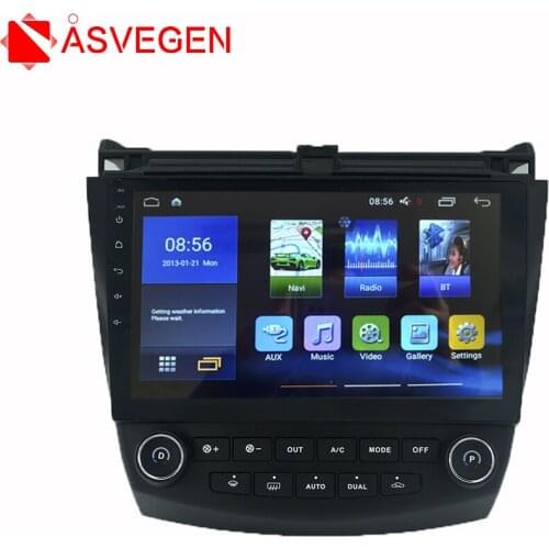 2+32 Android 7.1 For HONDA Accord 7 7th 2003-2007 New 10.2 inch Car GPS Navigation Radio Bluetooth Multimedia Player
