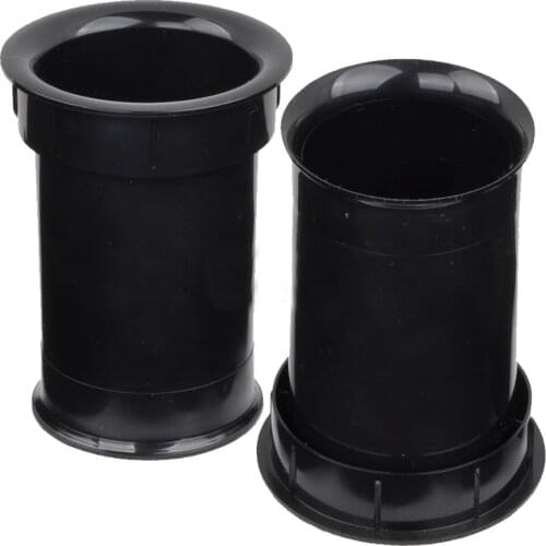 2pcs Speaker Port Tube Bass Subwoofer Stereo Audio Reflex Tube Loudspeaker Vent 75x110mm