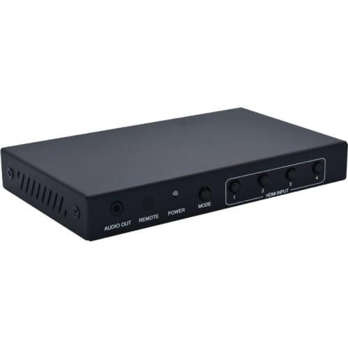 4X1 HDMI Multi-viewer HDMI Quad Screen Real Time Multiviewer with HDMI seamless Switcher 1080p HD,Stretch, cut, no distortion