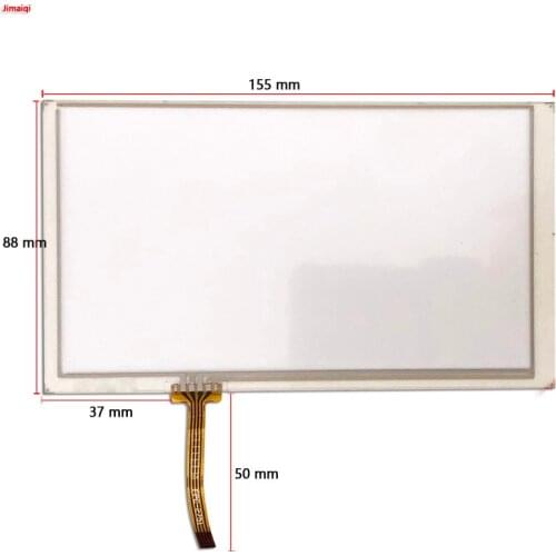 6.2" 4Wire 155*88mm Resistive Touch Screen Panel Digitizer Glass Sensor for Joyous J-2613MX Tab TP Replacement