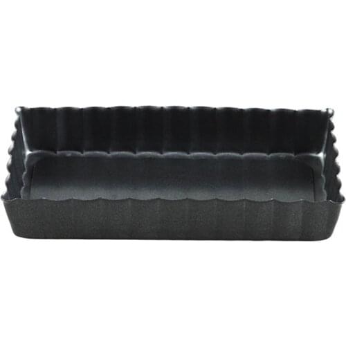 6Pcs Rectangular Non Stick Bottom Tarts Apple Pie Fruit Tower Mold Chrysanthemum Pie Egg Tarts Cake Mold Tarts Mold