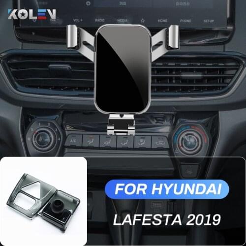 Car Mobile Phone Holder For Hyundai Lafesta 2019 Auto GPS Gravity Stand Air Vent Outlet Special Navigation Bracket Accessories