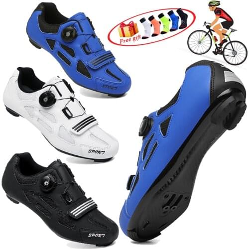 Breathable Cycling Shoes Unisex Outdoor Mtb Bike Shoes Self-locking Road Bike Shoes Ultralight Spd Racing Cycling Sports Shoes