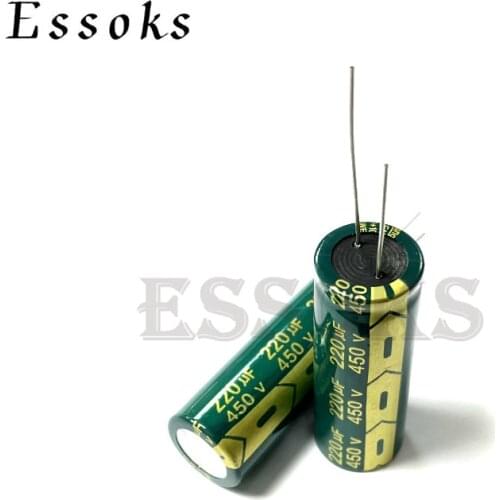 2pcs Electrolytic Capacitor 450V220UF 450V 220UF 18X45 mm High Frequency Low ESR Aluminum Capacitors