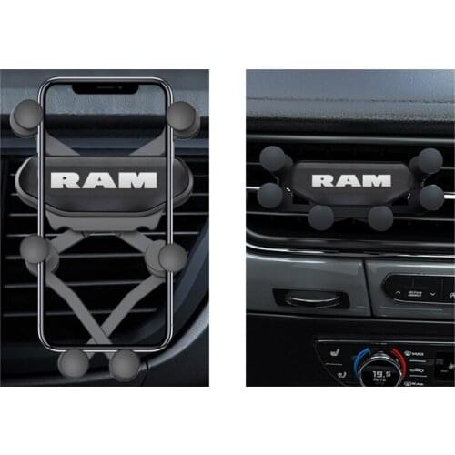 Gravity Car Holder For Phone in Car Air Vent Clip Mount No Magnetic Mobile Phone Holder GPS Stand For Dodges Challenger RAM