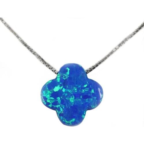 JZP0031 Best-selling classic design silver plum bare Opal gift SP028-blue 925 sterling silver size 12*12mm