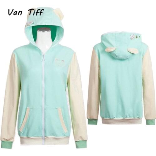 Anime Love Live Cosplay Koizumi Hanayo Costume Women Jackets Hoodies Sweatshirt LoveLive Maki Eli Uniform Hooded Top Coat Girls