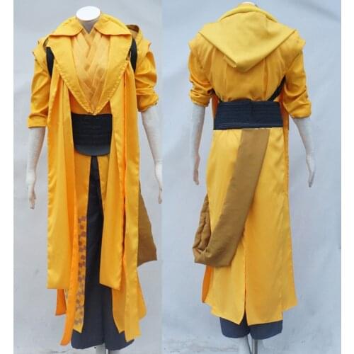 Doctor Strange costume superhero costume Doctor Strange Ancient One costume yellow combat outfit Cosplay Costume High Quality
