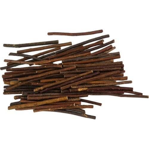 Mag 100pcs Boxwood Natural Wood Stick Branch for DIY Art Crafts Tags Making Craft Projects Decor Tree Branch