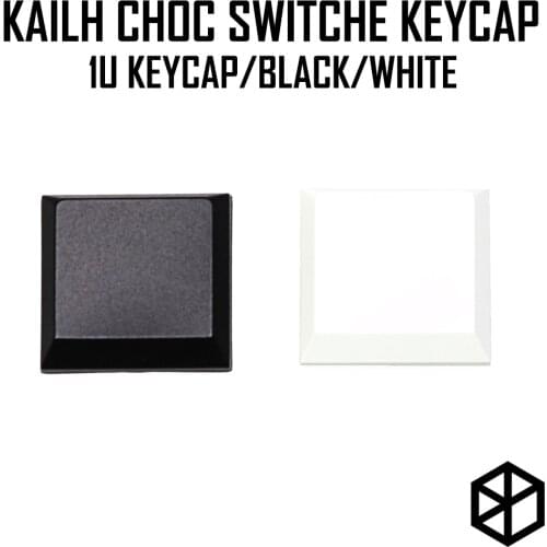 Kailh choc low profile 1u blank keycap for kailh low profile swtich abs ultra thin keycap for low profile white black