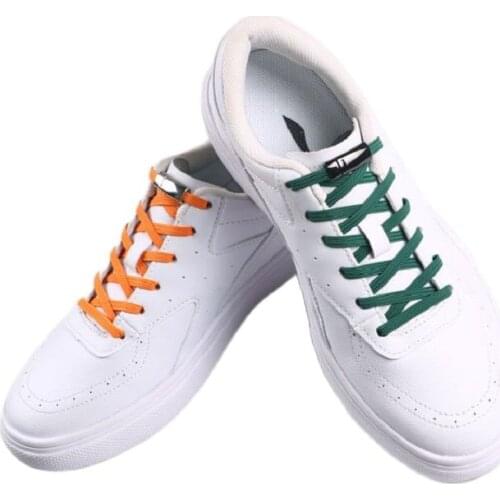 New Popular Magnetic ShoeLaces Elastic Magnetic Buckle Lock ShoeLace No Tie Shoes lace Kids Adult Unisex Sneakers Laces strings