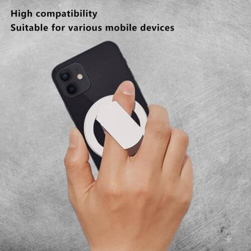 Portable Finger Ring Holder Stand Grip Foldable For Mobile Phone Car Magnetic Mount Phone Back Sticker Pad Unniversal Bracket