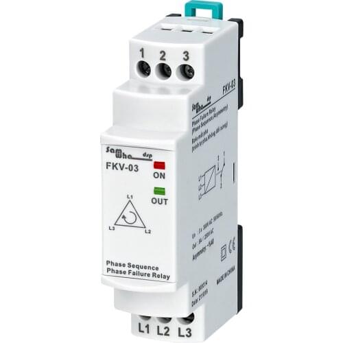 Samwha-Dsp FKV-03 Three-Phase Phase Failure, Phase Asymmetry, Phase Sequence Relay, (Asym. 40%), (Non-Neutual)