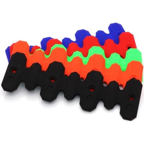 Motorcycle Silicone + Aluminum Exhaust Muffler Pipe Protector Heat Shield Cover Anti-Scalding For Suzuki Street Bike Dirt Bike