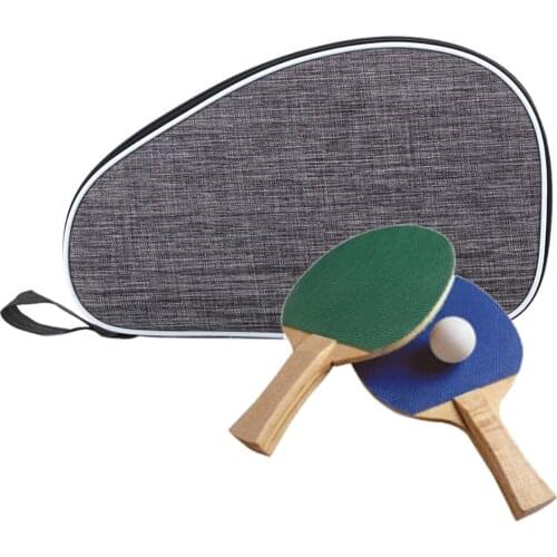 Racket Storage Bag Protective Oxford Cloth Cover Handle Portable Table Tennis Case Durable Accessories Zipper Closure Practical
