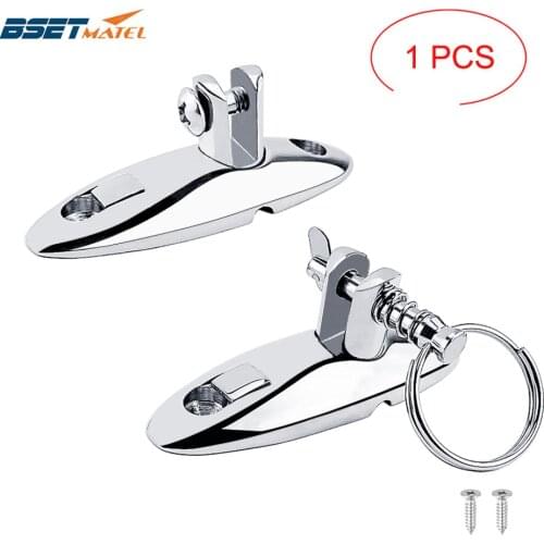 Stainless Steel 316 Heavy Duty 360 Degrees Swivel Quick Release Boat Bimini Top Deck Hinge Marine Hardware Accessories