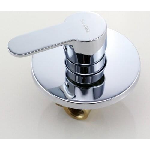 Bathroom Products In Wall Mounted Faucet Bath and Shower Mixer Valve Brass Chrome Single Function Actuated Faucet Valve-17559