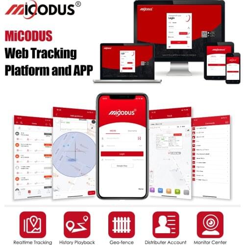 Tracker GPS Tracking Platform MICODUS For GPS Model MV720/LK720/GL300/GL500/TK905/TK915/TK103/TK419 Software APP For GPS Tracker