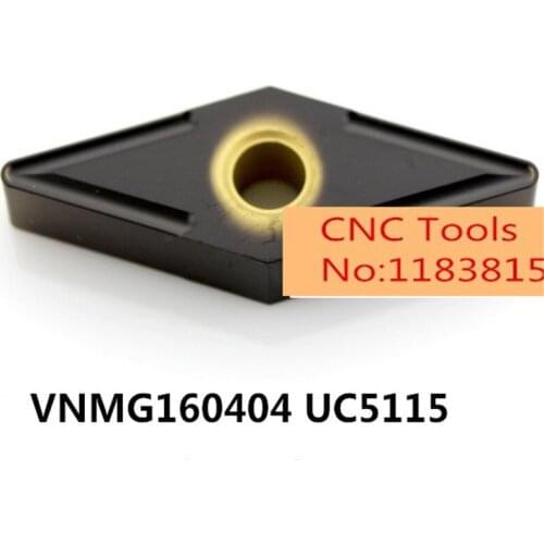 VNMG160404 UC5115 VNMG160408 UC5115 VNMG160412 carbide inserts for lathe turning tool holder SVJCR boring bar cnc cast iron
